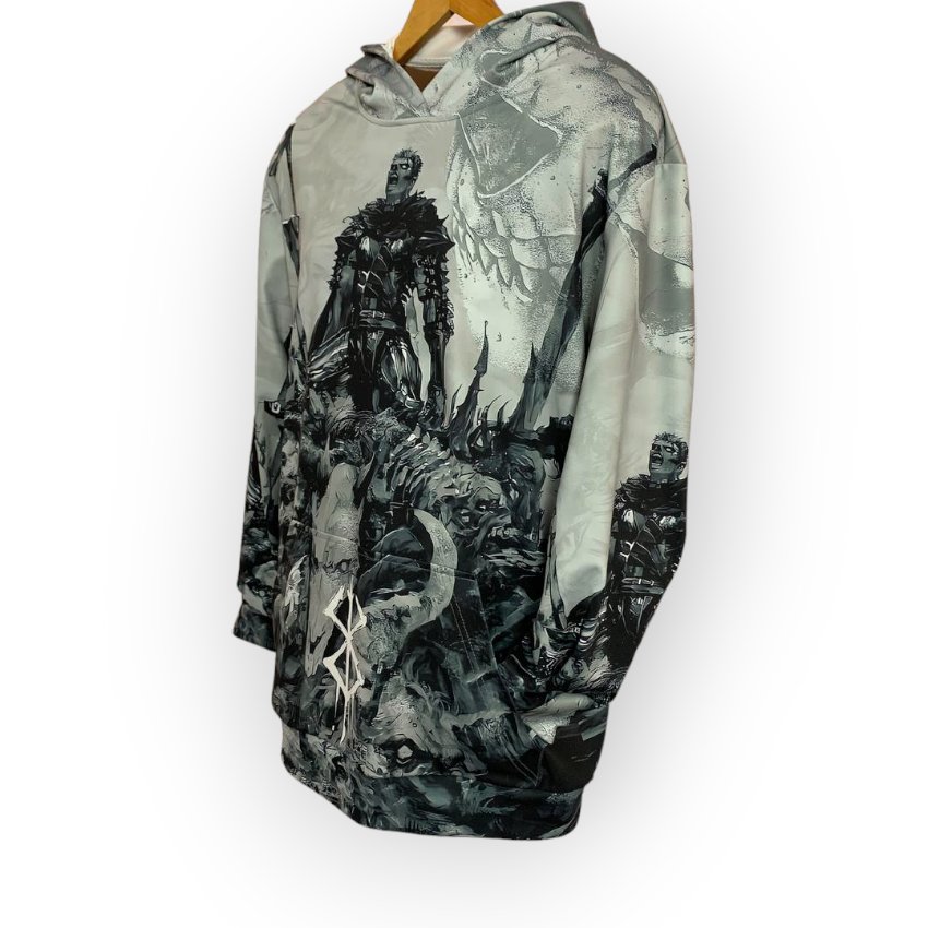 Худи YADRIK Аніме Берсерк Microfuter Oversize 3D (Microfuter (Oversize L) 3D)