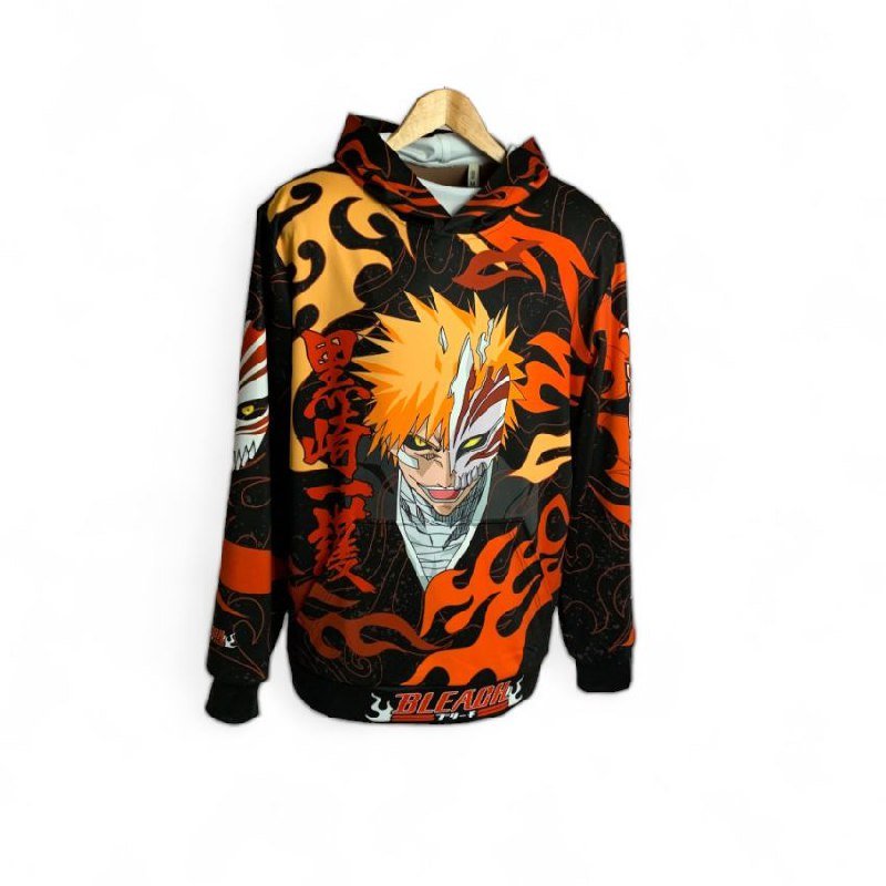 Худі  YADRIK Аніме Бліч Ичиго Курасаки  Oversize 3D