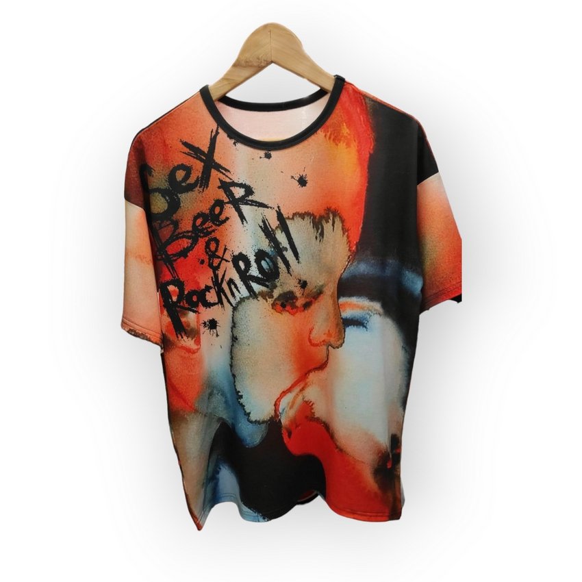 Футболка YADRIK Urban Пиво, рок Subtrikot Oversize 3D