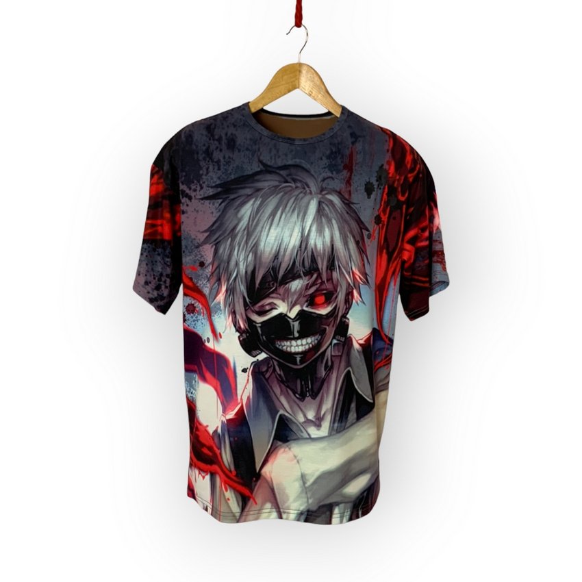 Футболка YADRIK Аніме Токійський гуль Канекі Subtrikot Oversize 3D